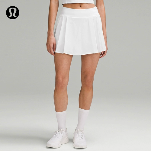 Женская теннисная юбка с завышенной талией и оборками по бокам 丨lululemon丨LW8AFCS