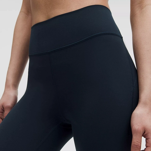 Женские спортивные леггинсы в рубчик в стиле пэчворк с завышенной талией Groove 24丨lululemon丨LW5HGUA