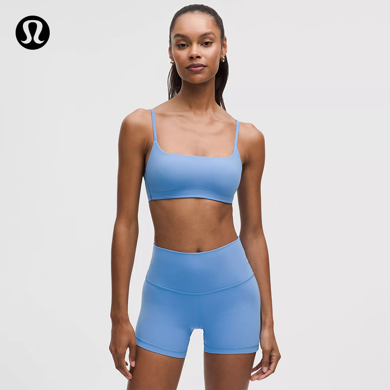 Like a Cloud Women's Thin Strap Sports Bra A/B Quick-Dry丨Lululemon丨Lw2Duds