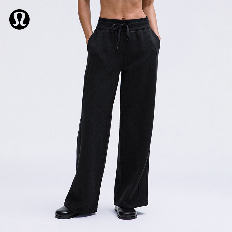 Scuba Women's Mid-Rise Wide-Leg Sweatpants *Regular Fit丨Lululemon丨Lw5Gt6S