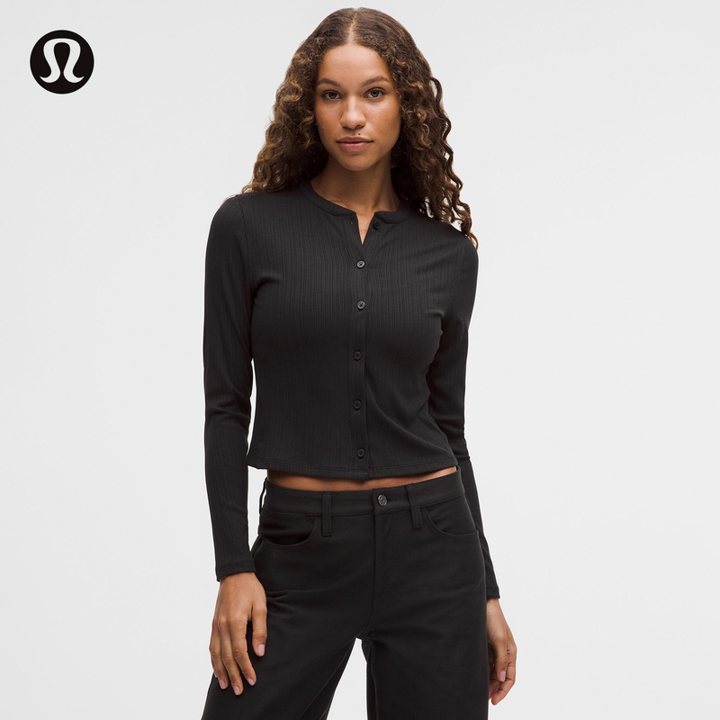 Hold Tight Women's Fine Rib Cardigan丨Lululemon丨Lw3Jvls Hold Tight Women's Fine Rib Cardigan丨Lululemon丨Lw3Jvls