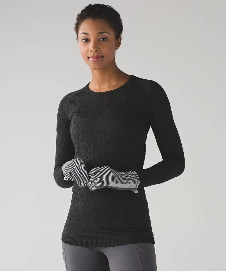 Lululemon 丨 Chạy với tôi chạy thể thao chạy găng tay LW9L99S găng tay làm vườn có móng