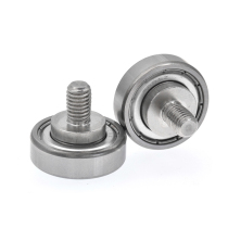 With screw bearing JS6001-28-8C6L12M10 external thread bearing pulley automation equipment guide wheel