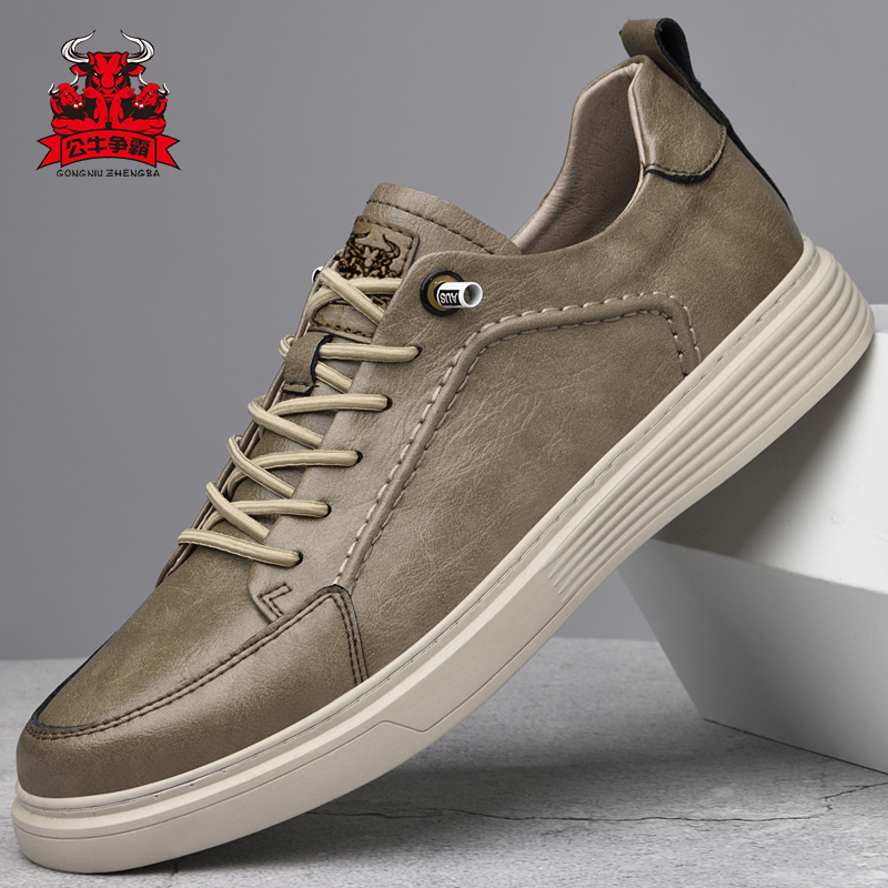 Brand Shoes Men's Sneakers Lightweight New Shoes Business Summer Casual Leather Shoes Genuine Leather Soft Sole Sports Shoes Men's Shoes