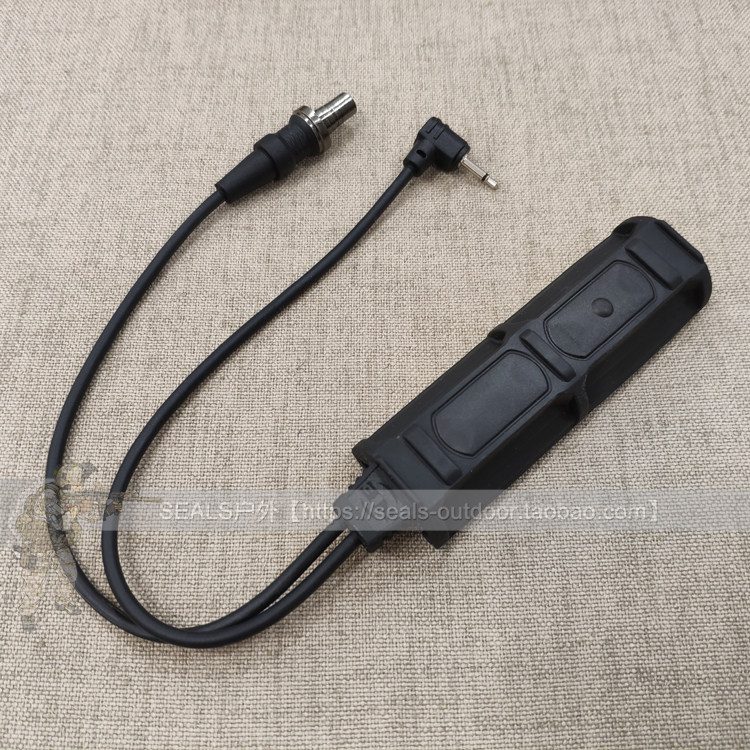 Night-Evo American LED glare tactical flashlight sf flashlight with rattail A2 dual control switch