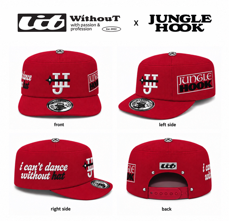 Without Classic Pill Box Cap, Red, Trendy and Cool