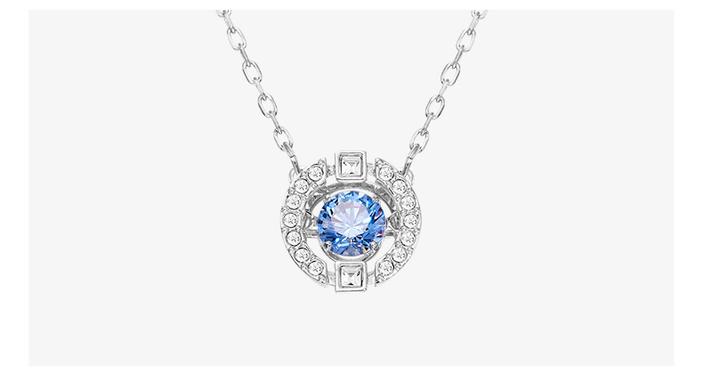 施华洛世奇 Swarovski 跳动的心 水晶项链 奥地利产 真的会跳动 图9