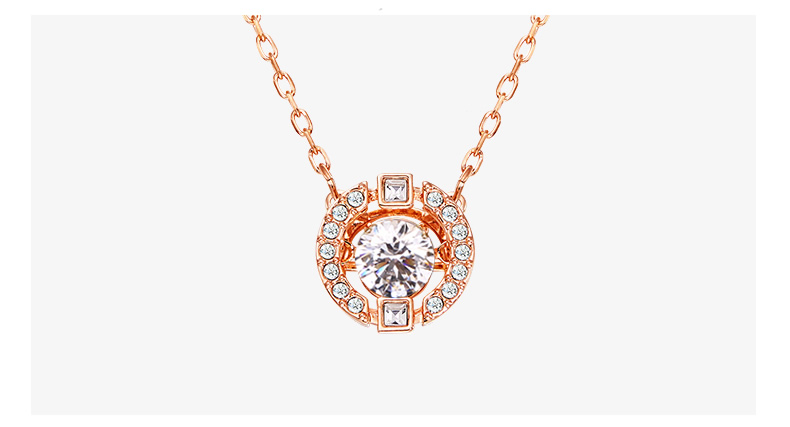 施华洛世奇 Swarovski 跳动的心 水晶项链 奥地利产 真的会跳动 图11