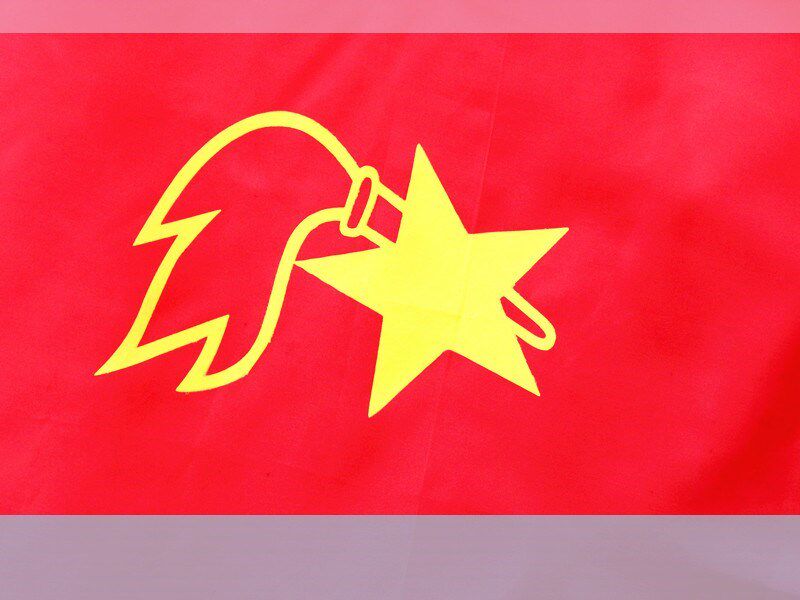 Little team flag big team flag middle team flag little team flag chunya textile material little team flag