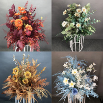 Wedding Props New Silk Flowers Art Sensuori Ttai Decoration Scene Arrangement Simulation Embroidered Wedding Road Leading Flowers