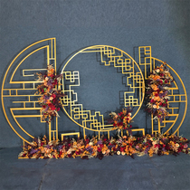 New Wedding Props Mixiang Screens Wedding Stage Background Decoration Iron Art China Chinese Style Props Screen