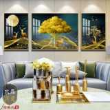 Хрустальная фарфоровая живопись гостиная диван диван Фоно Стена Украшение Повеселье живопись.