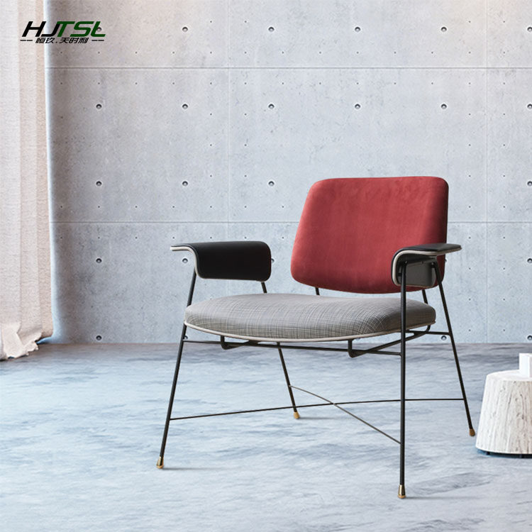 Internet celebrity ins Nordic dining chair iron modern minimalist single dining chair casual cafe designer back chair