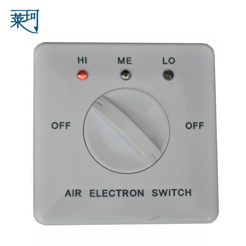 Leke K5-3 central air conditioning with indicator light three-speed switch ventilator coil wind speed wind speed regulator promotion