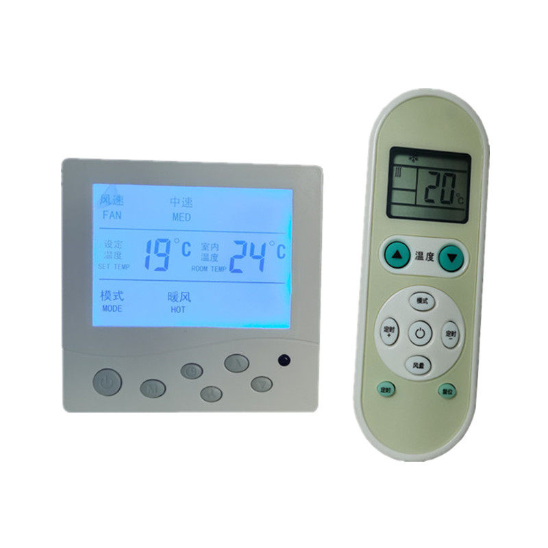 Lake K - 8C fan coil temperature control center air conditioner large screen temperature controller three - speed control switch