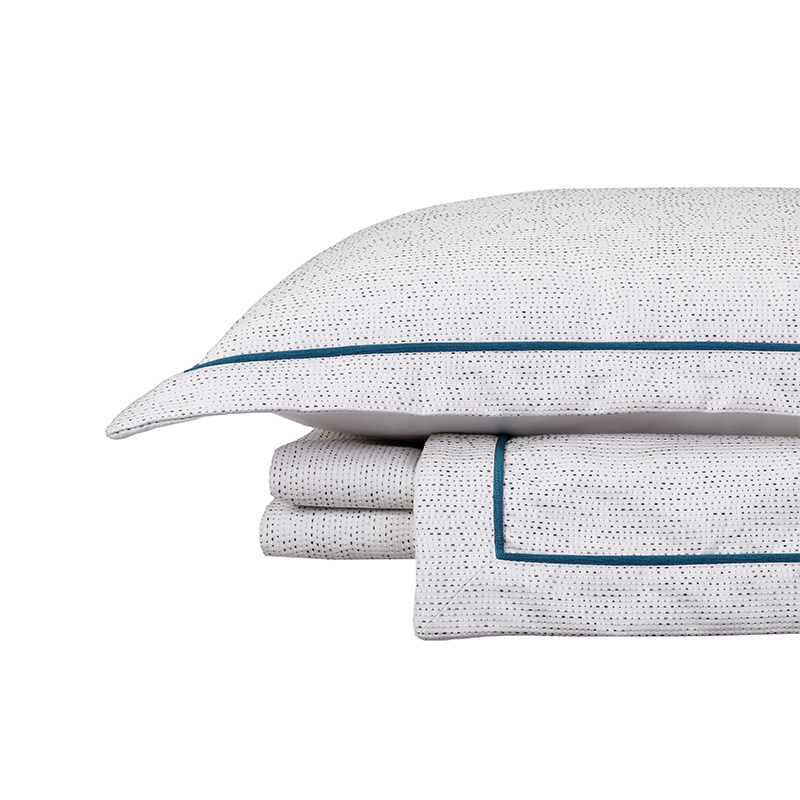 New Chinese model room boutique design bedding modern home soft decoration light luxury ink dot pattern bedding four-piece set