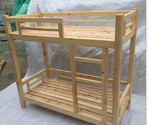 Factory direct sales kindergarten special solid wood bed childrens bunk bed upper and lower double bed high and low bed ladder bed