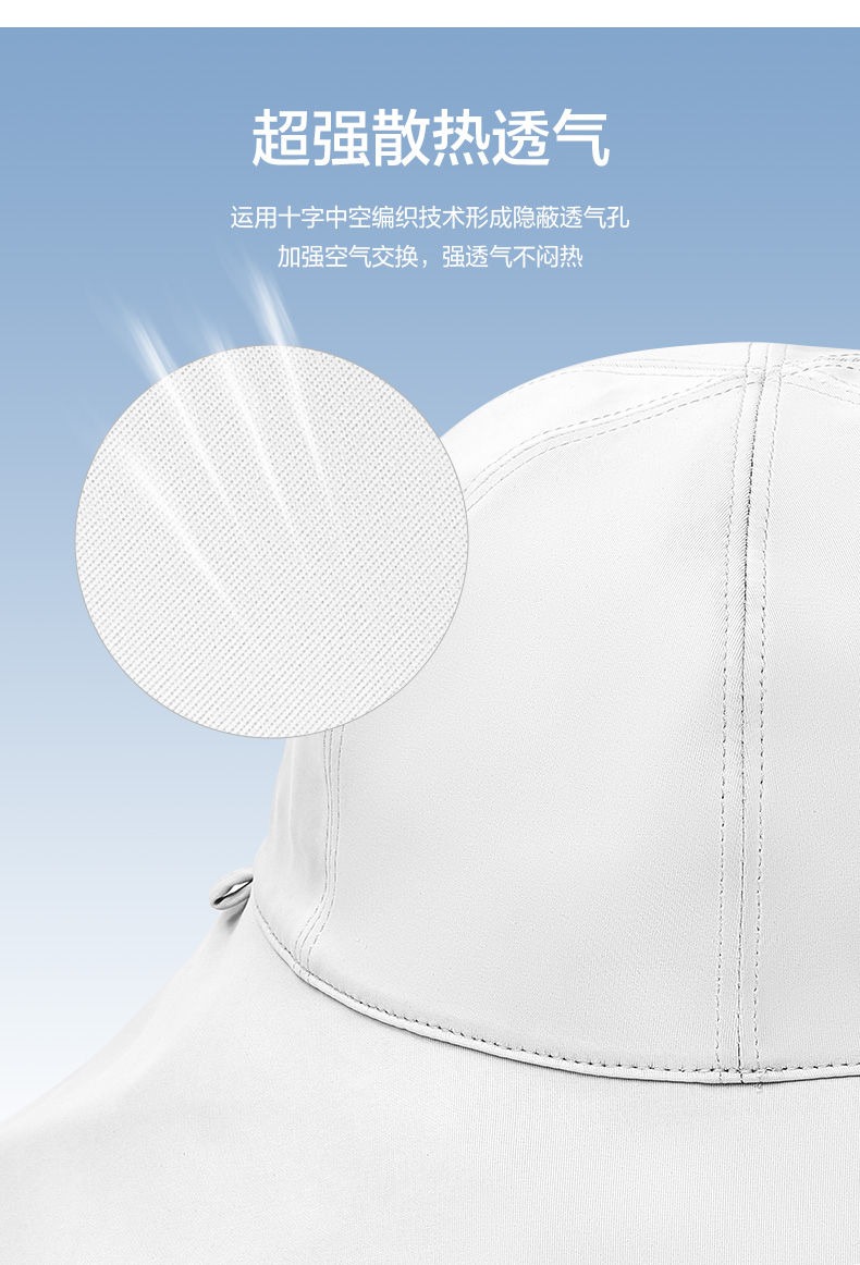 蕉下 升级加大帽檐 时尚防晒渔夫帽 UPF50+ 图8