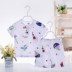 . Ba tuổi bé pajama mùa hè siêu mỏng lụa bông set boy model mỏng cô gái với quần áo máy lạnh lụa childrens quần áo về nhà. 