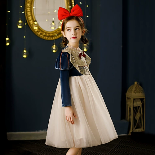 Детский демисезонный наряд маленькой принцессы, платье, длинная юбка, подарок на день рождения