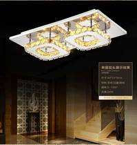 Square Hallway Light Aisle Genguan Light Led Brief Into The House Lamp Crystal Creativity Entrance Ceiling Light