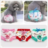 Бесплатная доставка физиологическая штаны для домашних животных -коттон хлопок милые печатные сантехнические штаны