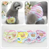 Бесплатная доставка физиологическая штаны для домашних животных -коттон хлопок милые печатные сантехнические штаны