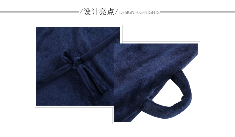 Váy ngủ nam mùa đông dài phần dày nhung đồ ngủ Nhật Bản nam flannel áo choàng tắm một mảnh đất ấm áo ngủ