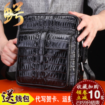 Thai Avocado Leather Leather Mens Bag Slanted Satchel 2019 New Fancy Leather Bag Handbag Fashion Single Shoulder Bag