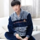 San hô lông cừu vài bộ đồ ngủ mùa đông phụ nữ dày và nhung mùa đông nam mùa đông flannel dịch vụ tại nhà bộ đồ nam mùa thu và mùa đông - Bộ Pajama