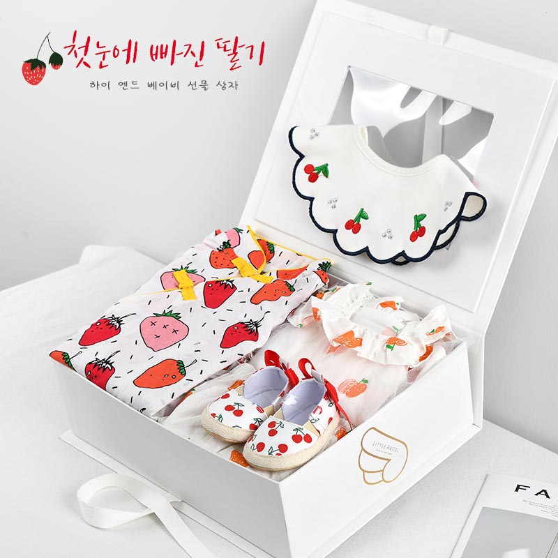 Newborn Baby Clothes Pure Cotton Suit Spring Thin Gift Box Start Raw Just Birth Full Moon Gift Baby Gift Items