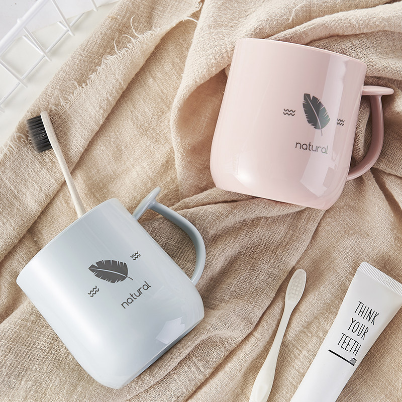 Japan-style Toothbrushing Cup Home Gargle Cup Creative Toothbrush Cup Cute Couple Wash Cup Brief Thickening of the Tooth Cylinder