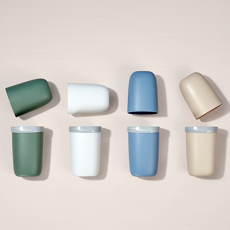 Simple travel wash cup Portable toothbrush collection box Student brushing cup dental box mouthwash cup set