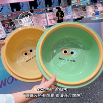 ins - cute foot - wash pelvis cartoon student bathbasin plastic massage pebble pelvis with wash basin