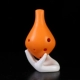 Người mới bắt đầu Ocarina 6 lỗ gửi phụ kiện nhựa sinh viên trẻ em nhập sáu lỗ Ocarina chơi nhạc cụ Alto C - Nhạc cụ dân tộc