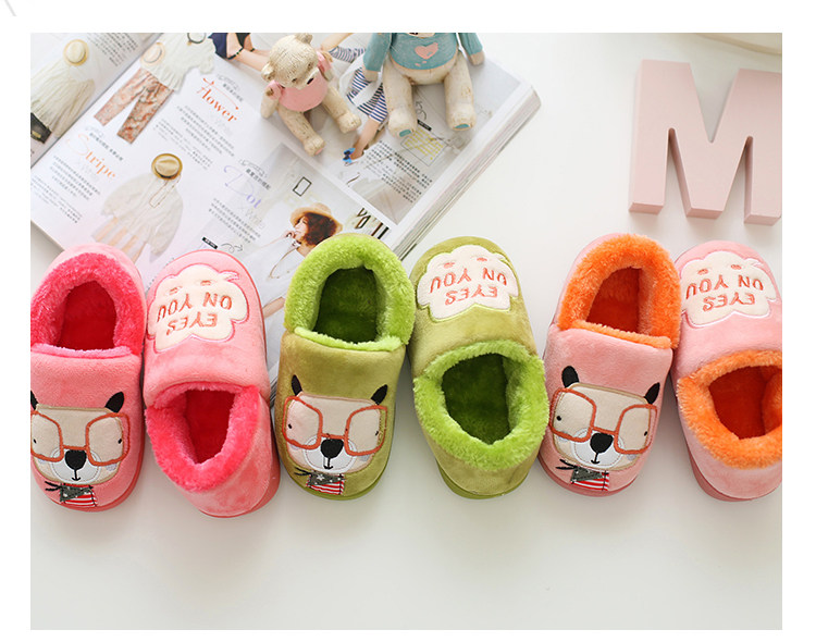 Pantoufles enfants en autre pour hiver - semelle caoutchouc naturel - Ref 1005693 Image 29