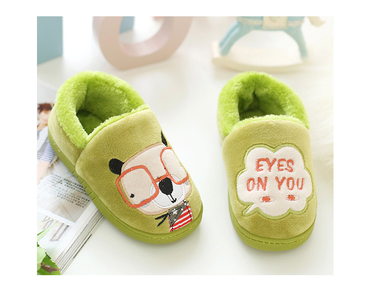 Pantoufles enfants en autre pour hiver - semelle caoutchouc naturel - Ref 1005693 Image 26