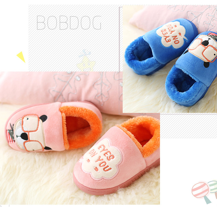 Pantoufles enfants en autre pour hiver - semelle caoutchouc naturel - Ref 1005693 Image 28