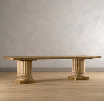 American Oak Long Table restaurant company reception office conference table entertainment clubhouse leisure large all solid wood long table