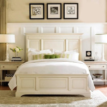 American full solid wood bed double bed French idyllic white 1 5 princess bed Mediterranean simple modern 1 8 wedding bed