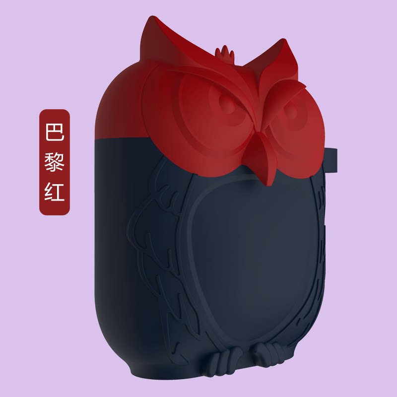 3D Pink Owl AirPods Protective AirPods Case