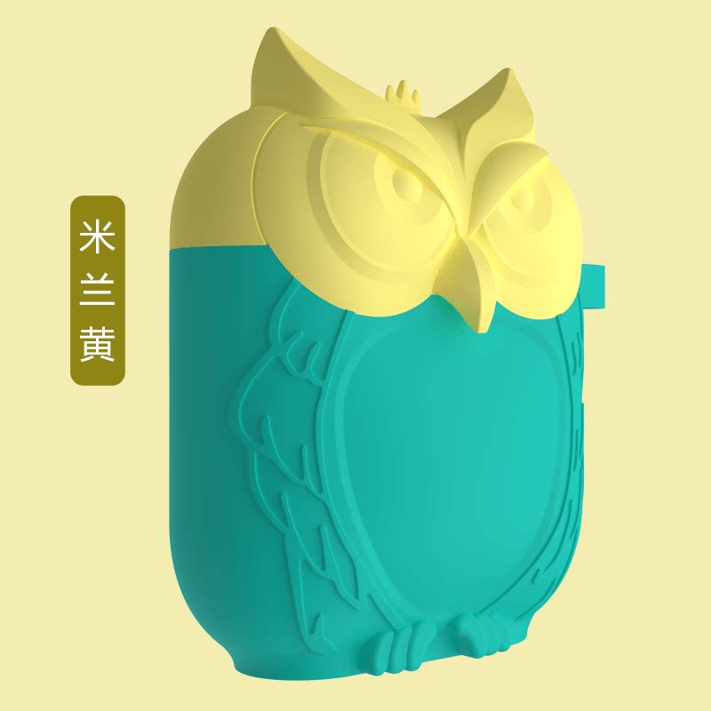 3D Pink Owl AirPods Protective AirPods Case