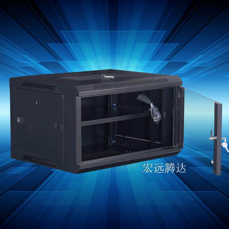 Thickened network cabinet luxury wall cabinet 6U wall cabinet household small cabinet standard exchange cabinet