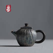 Yidong Zhai silver pot sterling silver 999 tea tea silver pot pure handmade tea ceremony household small silver pot silver tea set