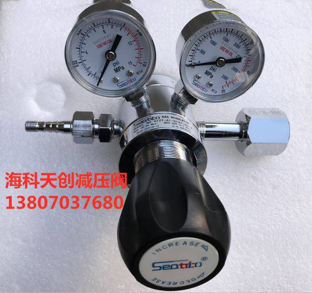 Seatico G12T two-stage pressure reducer High precision nitrogen oxygen Argon standard gas pressure reducing valve