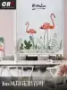 CR9ins wind Nordic printing Aluminum blinds free hole installation shading bathroom toilet household waterproof