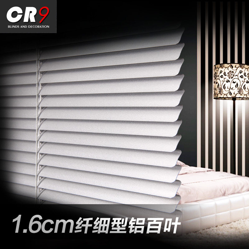 CR9 slim type 1 6cm aluminum shutter curtain shading office balcony partition bathroom bathroom Bathroom Kitchen Waterproof
