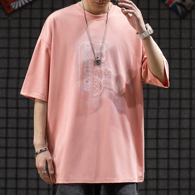 Day Faculty original Cebu Wind Cubs printed round collar blouses Boomers Lovers Fit Loose 100 Hitch Student Short Sleeve T-Shirt Man