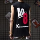 Áo vest nam mùa hè 2019 in chữ cotton cổ tròn phiên bản Hàn Quốc áo thun không tay vest vest ngang vai - Áo vest cotton áo ghi lê