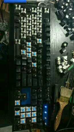 Optical axis new national joint security keycap Russian ASUS m801 black axis red axis tea axis keyboard mechanical repair